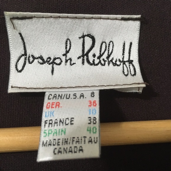 Joseph Ribkoff Brown Metallic Silver Jacket - Picture 5 of 9